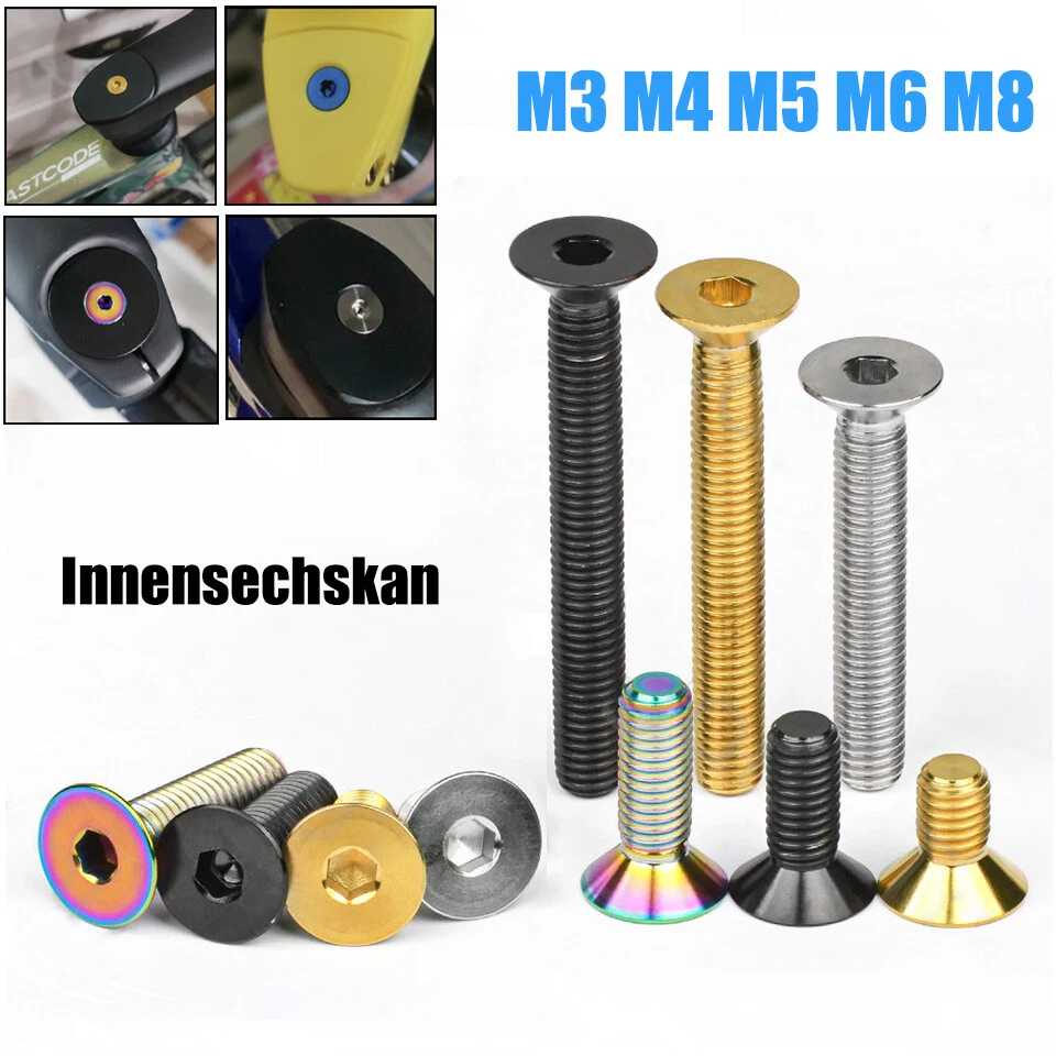 Xingxi Bullone In Tanio M7 Lunghezza 10 15 20 25 30 35 40 45 50mm Passo 1.0mm Vi A Testa Flangiata Esagonale Per Bicicletta Moto - Foto 6