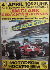 original Hockenheim Ring Renn PLAKAT 1970  POSTER Formel 2  Ford BMW Porsche