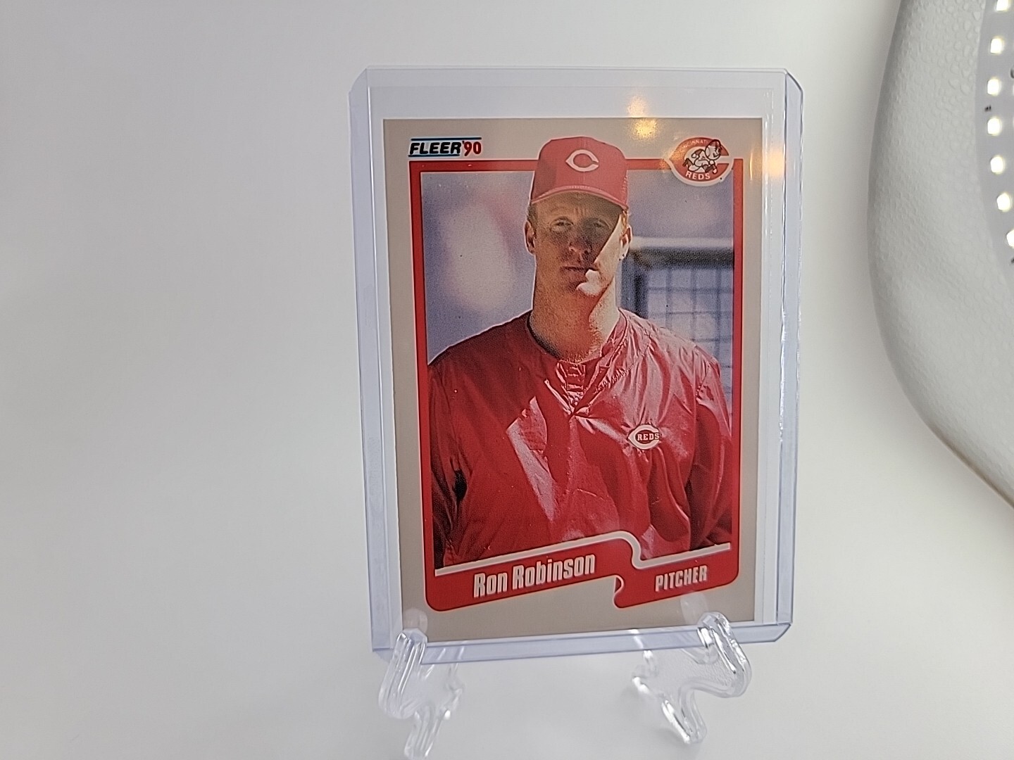 1990 Fleer #431 Ron Robinson - Cincinnati Reds