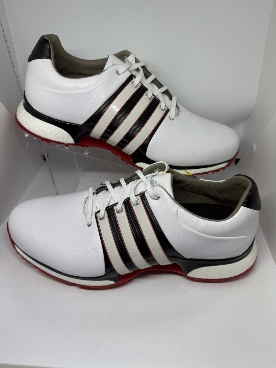 Adidas Tour 360 XT Golf Shoe Mens Size 13 Boost White Red 