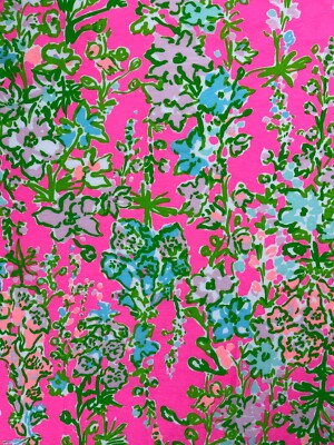 Lilly Pulitzer  Fabric Southern Charm Knit Jersey Cotton - 3FT x 5FT