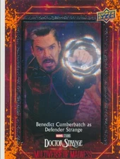 E-20 BENEDICT CUMBERBATCH DEFENDER 2023 UD Doctor Strange Multiverse ENSEMBLE