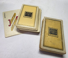 VINTAGE BUFFALO ROCHESTER PITTSBURGH RAILROAD ADVERTISING PLAYING CARDS W BOX