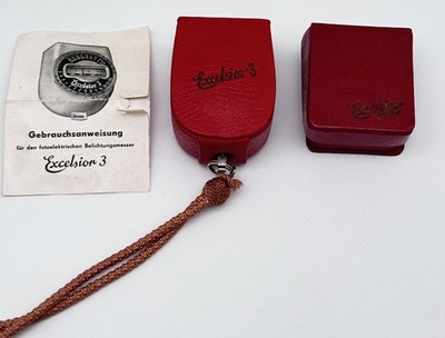 2x Belichtungsmesser Excelsior 3 und Junior - R. Kiesewetter mit Originaletui