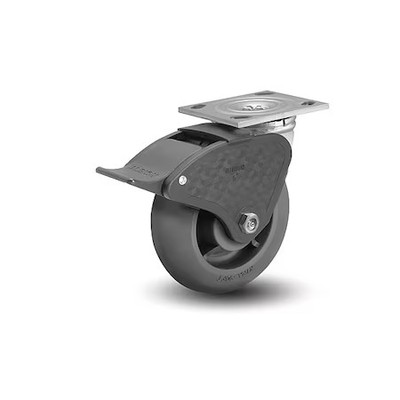 Albion 16Xr06201st 6'' X 2'' Non-Marking Rubber Soft Round Swivel Caster, Total