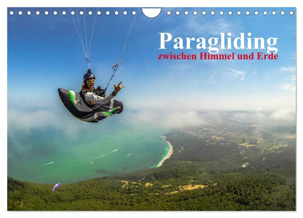 Paragliding - Zwischen Himmel Und Erde (Wandkalender 2027 Din A4 Quer), Calvendo-image