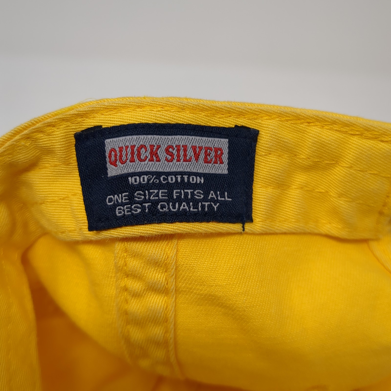Quick Silver Slideback Baseball Cap Yellow One Si… - image 9