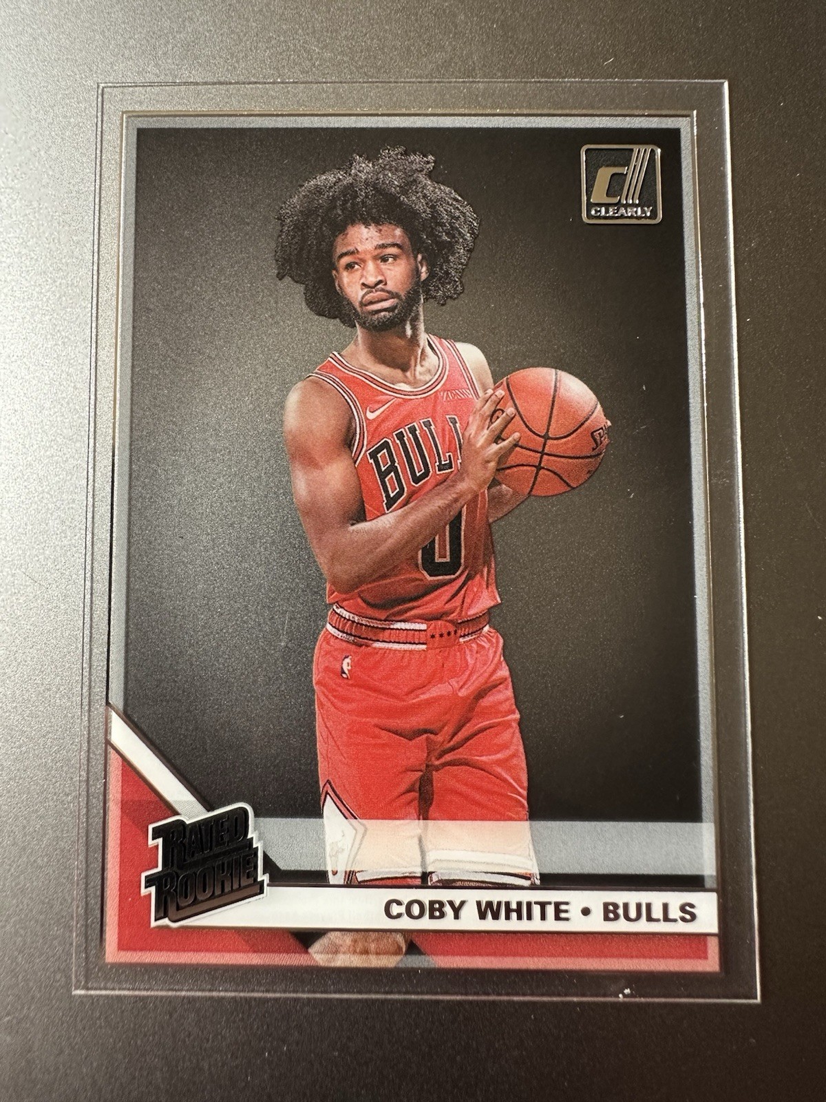 COBY WHITE - 2019-20 Clearly Donruss - Base #56 - Rookie - Chicago Bulls