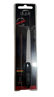Traditional Sapphire Nail File 12.5cm   Black Handle   German Quality   NEW