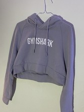 Gymshark Cropped Purple Hoodie