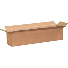 Shipping Boxes Long 18"L x 4"W x 4"H 25-Pack - Corrugated Cardboard Box for M...