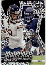 2024 Panini Mosaic Keenan Allen Montage No Huddle Silver #M-16
