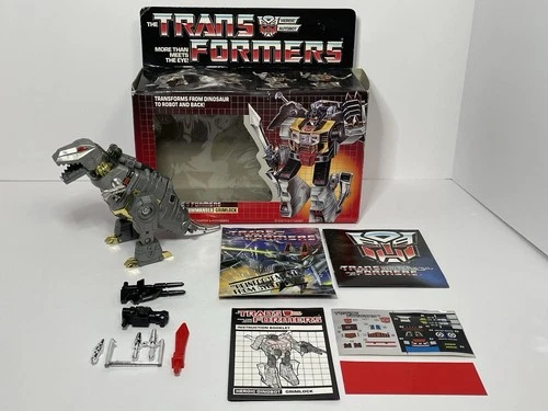 Vintage G1 Transformers Grimlock Figure Dinobot Commander 1984 Hasbro Complete