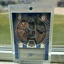 2023 Mosaic - Jaycee Horn - Scripts Auto - No Huddle Blue Disco Prizm #S7