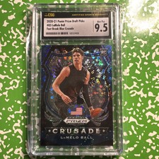 2020-21 Prizm Dp Fast Break Blue Disco - Lamelo Ball Rc