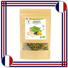 BIOPTIMAL Thé Minceur Bio Infusion Perte de Poids Détox 70g Ecocert