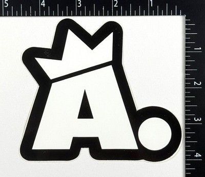 ACME Black Crown 90er 00er Original Vintage NOS Skateboard Skate Sticker Aufkleber