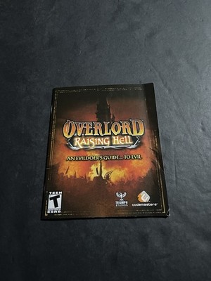 overlord raising hell ps3 Manual only
