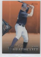 2014 Bowman Platinum Chrome Prospects Orange 1/10 Slade Heathcott #BPCP96 8s6
