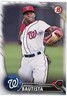 2016 Bowman Draft Prospect Rookie Rafael Bautista #195 Nationals