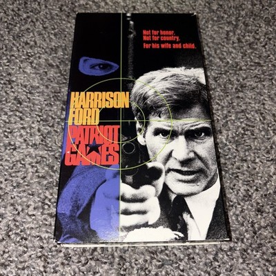 Patriot Games VHS 1992 Video Tape Harrison Ford Anne Archer VTG Movie Ships USA