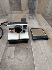 Vintage Polaroid One Step Land Camera Rainbow Stripe SX-70 UNTESTED