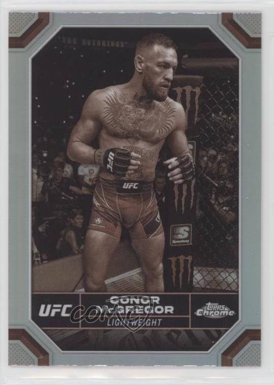 2024 Topps Chrome UFC Sepia Refractor Conor McGregor #49 02l5