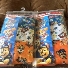 2 NEW 3 PACK OF BOYS NICKELODEON PAW PATROL COTTON BRIEFS UNDERWEAR SIZE 4