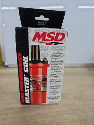 MSD 8202 Ignition Canister Coil Blaster 2 Series High Performance, Red,