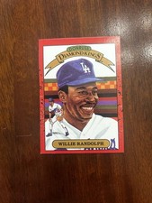 1990 Topps Willie Randolph Donruss Diamond Kings Error Card Pack