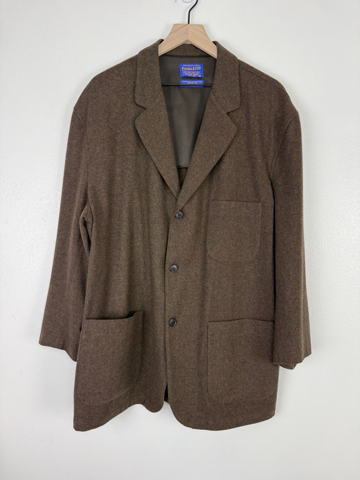 Pendleton Topsman 3 Button Wool Blazer Jacket Men… - image 1