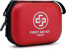 Mini First Aid Kit 150PCS Waterproof Hard Case for Travel, Car  Outdoors