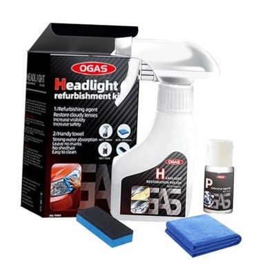 Automotive Headlamp Restoration Fluid Oxidized Kit,Headlight Refurbishment 