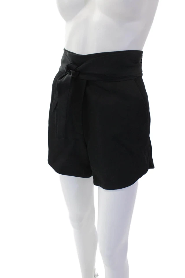 Mini Vestido Corto IRO Mujer Algodón Cremallera Corbata Frontal Forrado Plisado Azul Marino Talla EUR 34 Foto 2 de 4