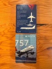 Delta Airlines Pilot Trading Card #43 B757 NEW!