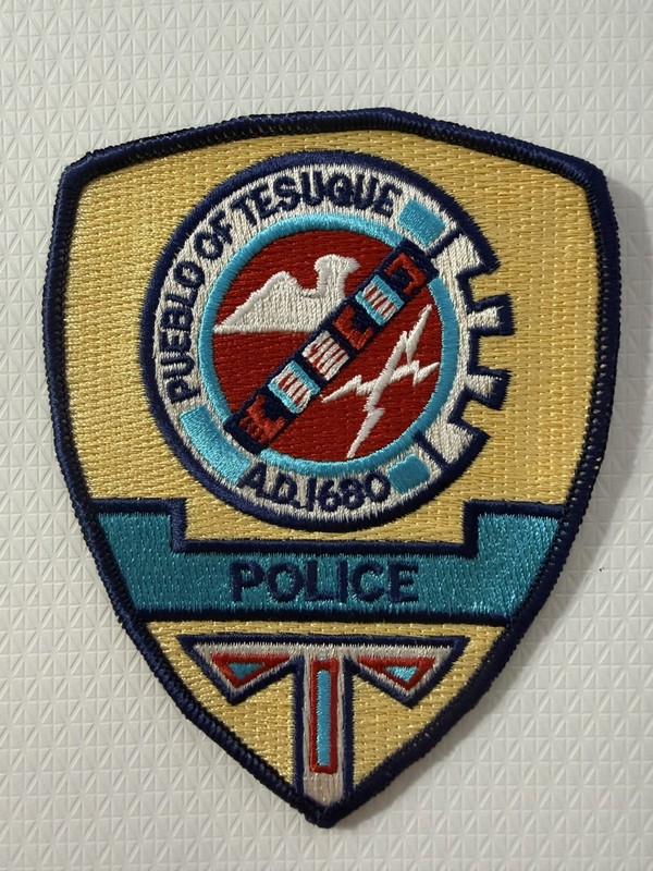 NM New Mexico Pueblo of Tesuque Indian Tribe Reservation Tribal Police patch