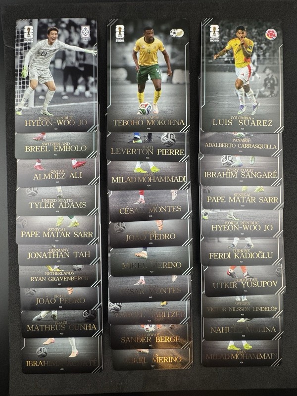 2026 FIFA World Cup 62 Card Lot Panini 55pt Card Brazil Spain Argentina 3.15Tu
