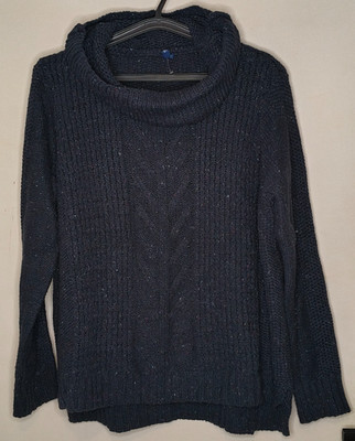 dunkelblauer Damen Strickpullover von Cecil, Größe XL