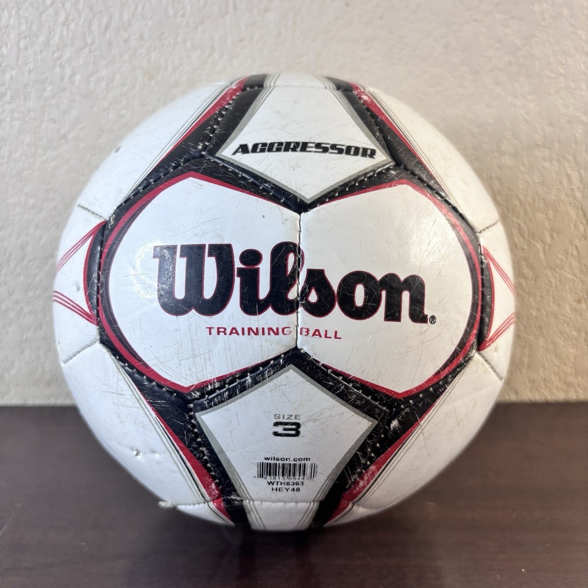 Vintage Wilson Aggressor Size 3 Training Soccer Ball WTH8363 HEY48
