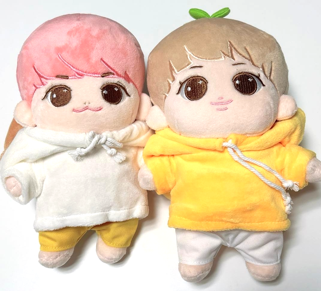 SHINee TAEMIN JONGHYUN 20cm Plush Doll + Clothing Set Fanmade Fan