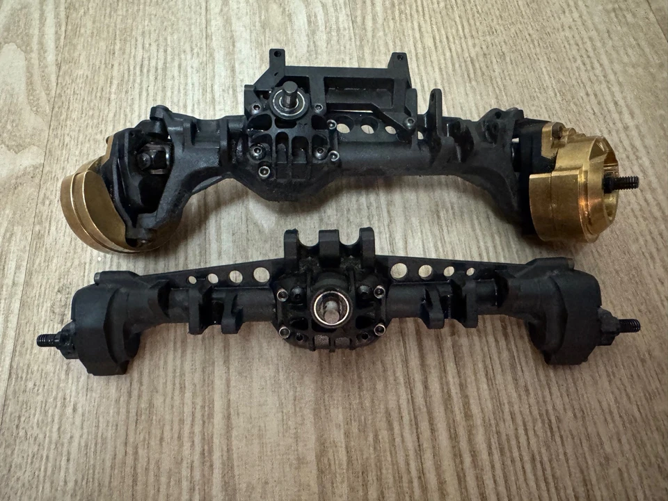 Vanquish F10 Portals Heavy Brass Over/Under Gears HardcoreRC Ti Links - Image 2 of 4