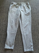 Adidas Mens Gray Tapered Leg Fleece Sweatpants Elastic Waist Size L NWOT