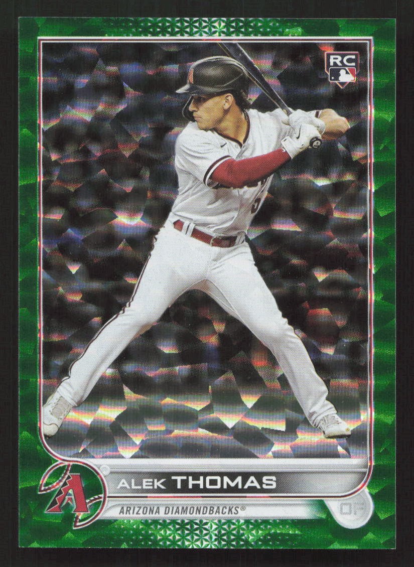 2022 Topps Update Alek Thomas Green Foil #/499 #US212 RC Rookie Card