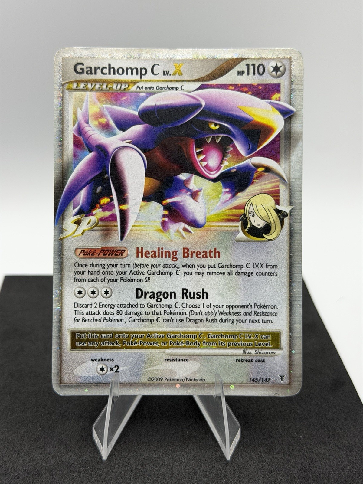 Pokémon Garchomp C Lv. X  Holo from Supreme Victors. 145/147 MP