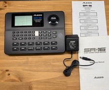 Alesis SR-16 24-Bit Stereo Digital Drum Machine w/ Power Adapter And Manual