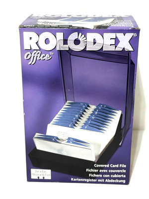Rolodex Covered Card File 67037 3
