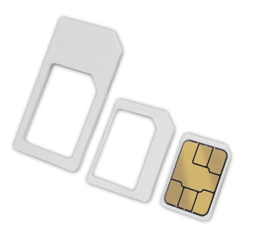 Nano SIM Adapter PREMIUM SET 3er für zB iPhone 8/X/12 & Samsung Simkarten - Bild 1 von 1