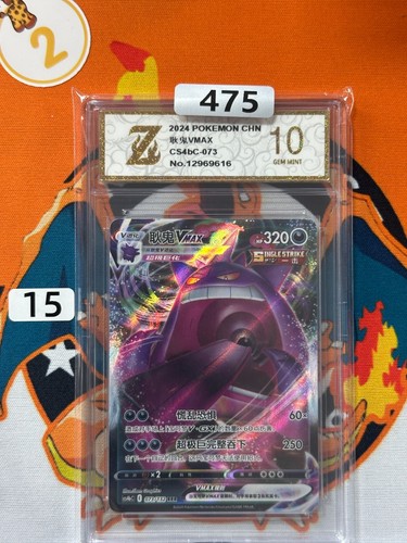 2024 VMAX RRR CS4bC-073/132 Pokemon Chinese Card Grade 10