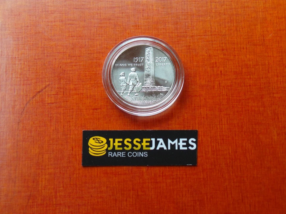 2017 D UNC BOYS TOWN CENTENNIAL COMMEMORATIVE HALF DOLLAR W/ BOX COA KEY COIN - Image 2 of 3