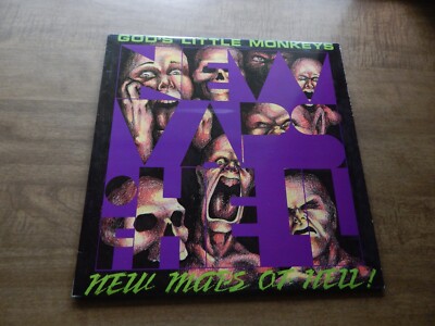 LP-GOD'S LITTLE MONKEYS-New Maps of Hell-1989-Sea Never Dry, Pay That Money Down